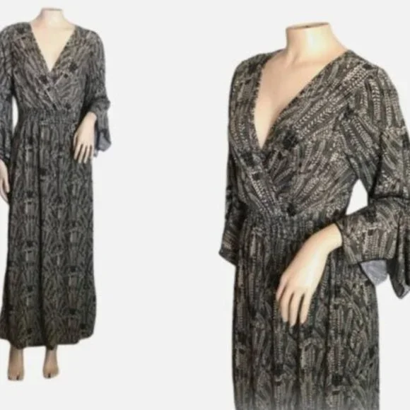 abadia yara paneled hammered satin maxi dress Yara Scarf Dress in Chocolate – Abadia